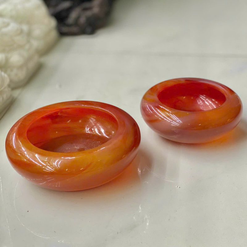 Thố Ngọc Onyx đá Tự Nhiên - Vật Phẩm Phong Thủy Hút Lộc