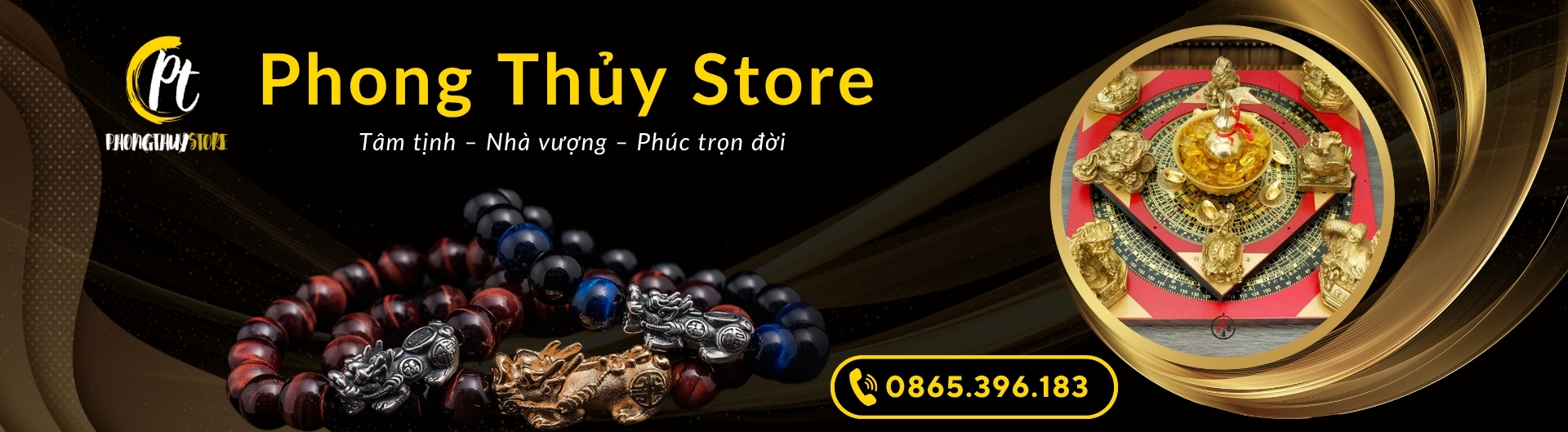 Banner vật Phẩm Phong Thủy