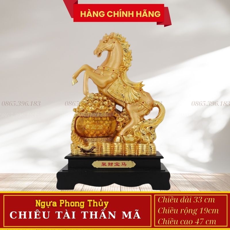 Tượng Ngựa Phong Thủy Chiêu Tài Thần Mã – Linh Vật Mang Lại Phú Quý, Thành Công Và Thịnh Vượng