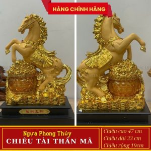 Tượng Ngựa Phong Thủy Chiêu Tài Thần Mã – Linh Vật Mang Lại Phú Quý, Thành Công Và Thịnh Vượng