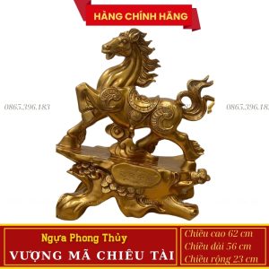 Tượng Ngựa Phong Thủy Vượng Mã Chiêu Tài – Biểu Tượng Thăng Tiến, May Mắn Và Tài Lộc