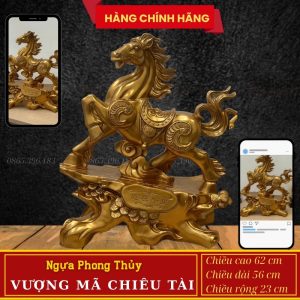 Tượng Ngựa Phong Thủy Vượng Mã Chiêu Tài – Biểu Tượng Thăng Tiến, May Mắn Và Tài Lộc