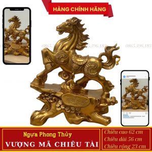 Tượng Ngựa Phong Thủy Vượng Mã Chiêu Tài – Biểu Tượng Thăng Tiến, May Mắn Và Tài Lộc