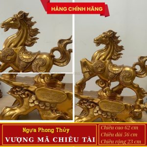 Tượng Ngựa Phong Thủy Vượng Mã Chiêu Tài – Biểu Tượng Thăng Tiến, May Mắn Và Tài Lộc