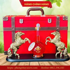 Linh Vật Ngựa Đôi Song Mã Phong Thủy 2026