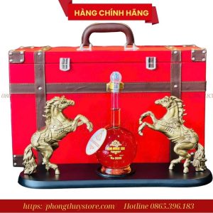 Linh Vật Ngựa Đôi Song Mã Phong Thủy 2026